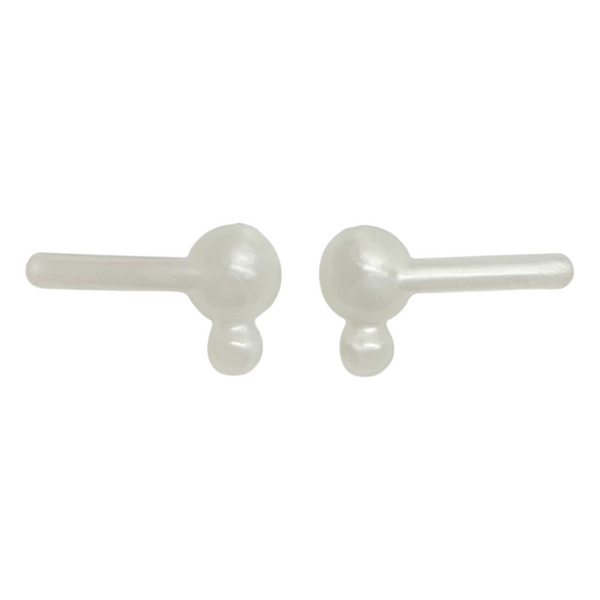 Monster High Lagoona Blue Dawn Of The Dance Doll Replacement Pearl White Earrings