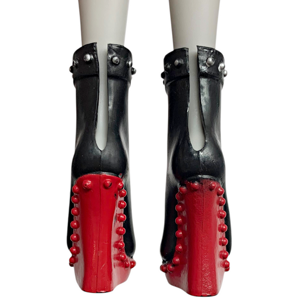 Monster High Toralei 1st Wave Original Doll Replacement Black & Red Shoes