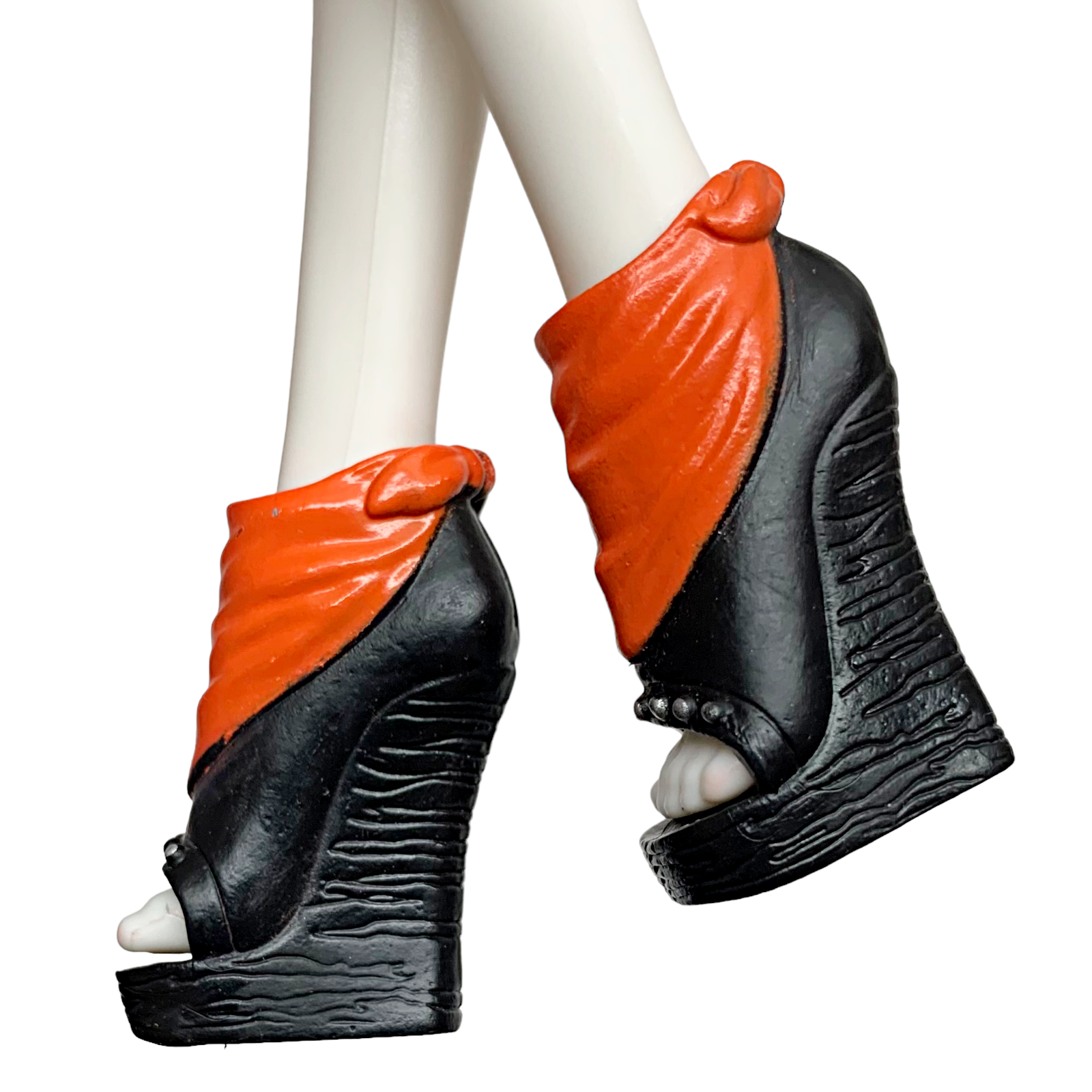 Monster High Toralei Maul Session Doll Fashion Pack Outfit Replacement Black & Orange Shoes