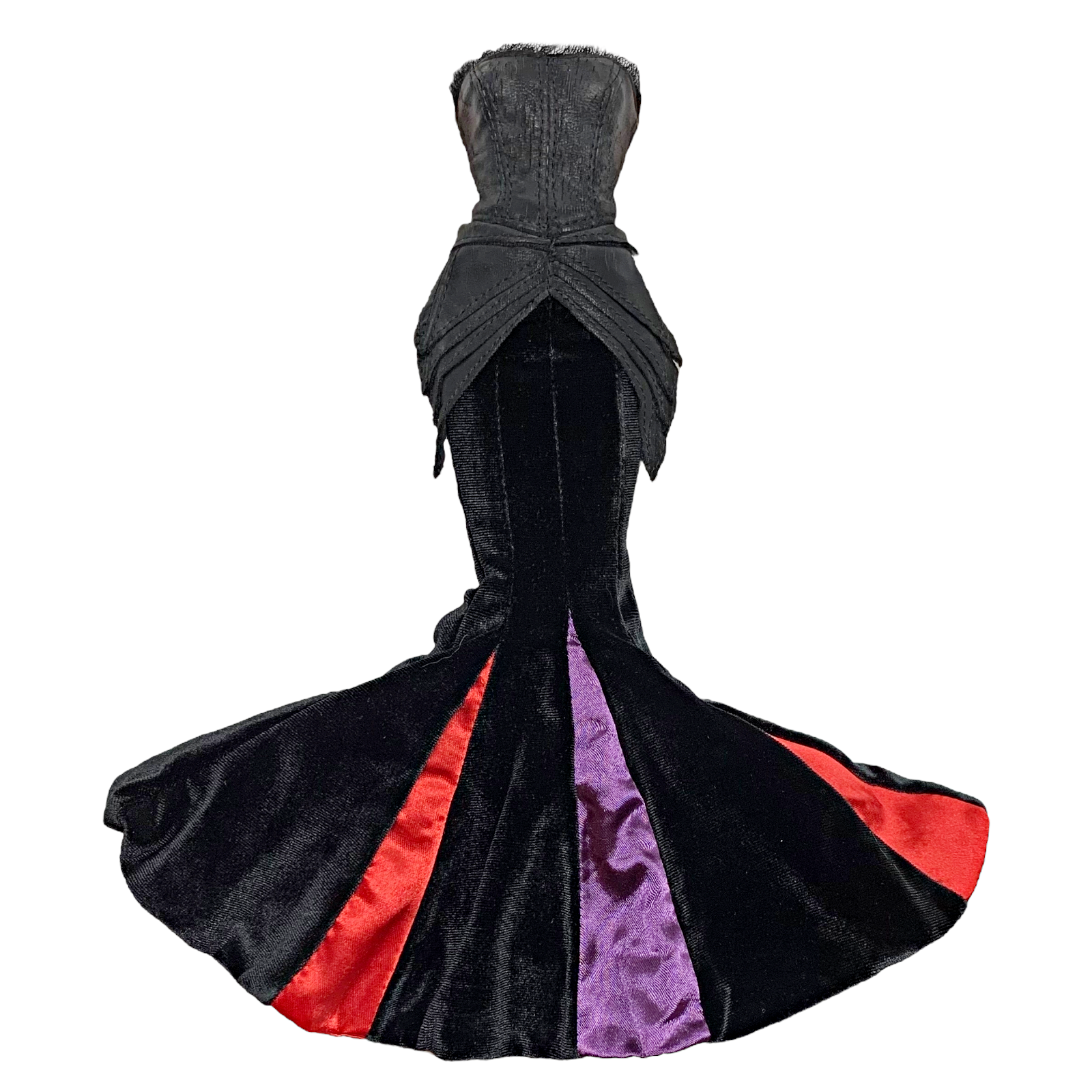 Disney's Designer Collection Sleeping Beauty Villians Maleficent Doll Replacement Dress Black Gown