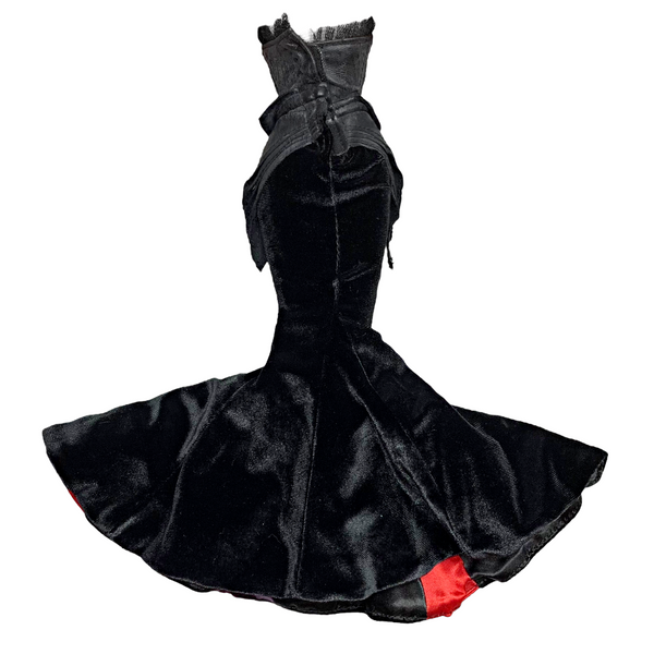 Disney's Designer Collection Sleeping Beauty Villians Maleficent Doll Replacement Dress Black Gown