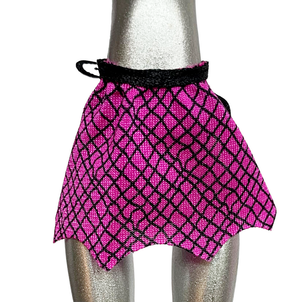 Monster High Draculaura Art Class Doll Outfit Replacement Pink & Black Apron