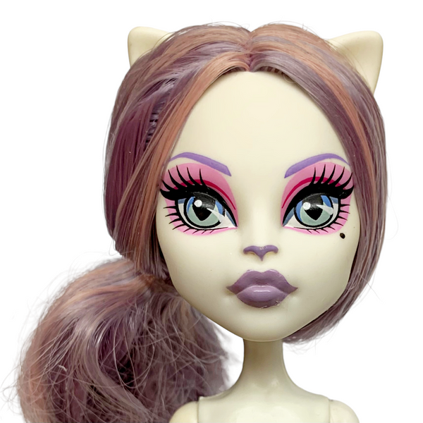 Monster High Replacement Catrine DeMew Ghoul Chat Doll Head With Body