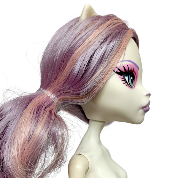 Monster High Replacement Catrine DeMew Ghoul Chat Doll Head With Body