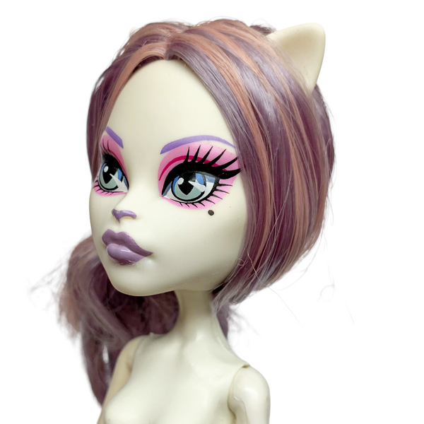 Monster High Replacement Catrine DeMew Ghoul Chat Doll Head With Body