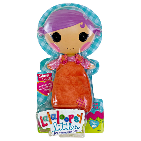 Lalaloopsy Littles Size Doll Orange Sleep Sack Fashion Pack Outfit