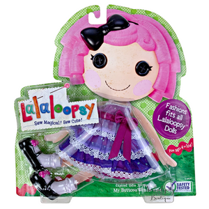 Lalaloopsy Full Size Doll Purple Layered Party Dress & Shoes Fashion Pack Outfit