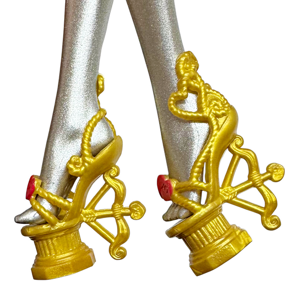 Monster High C.A. Cupid Scary Sweet Birthday Doll Replacement Gold Shoes