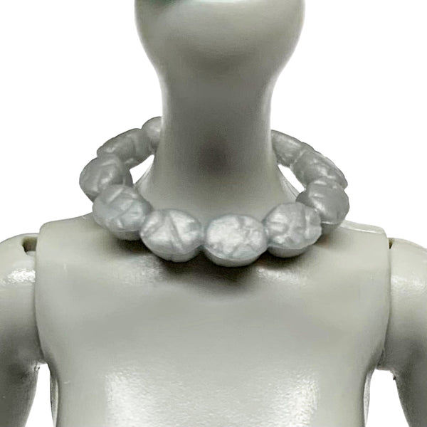 Silver Doll Size Necklace Fits Monster High Friday 13th / 13 Wishes Catty Noir Dolls