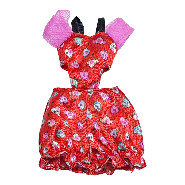 Monster High C.A. Cupid Scary Sweet Birthday Doll Outfit Replacement Red Romper