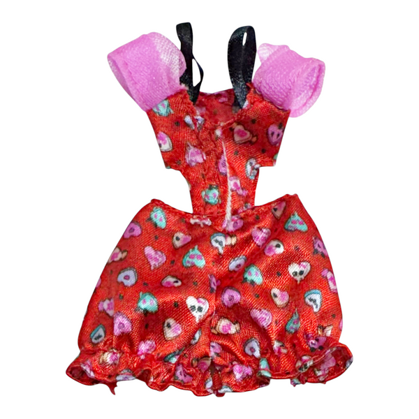 Monster High C.A. Cupid Scary Sweet Birthday Doll Outfit Replacement Red Romper