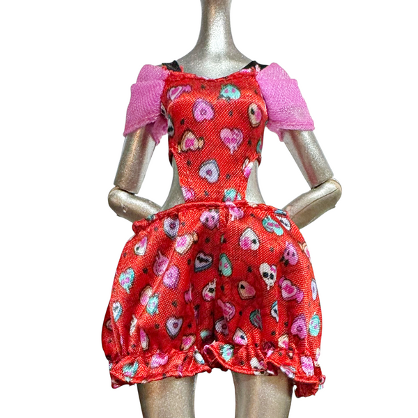Monster High C.A. Cupid Scary Sweet Birthday Doll Outfit Replacement Red Romper