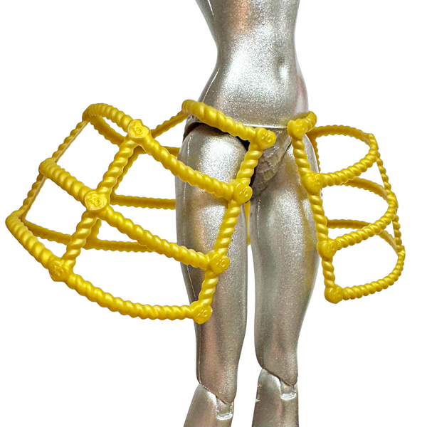 Monster High C.A. Cupid Scary Sweet Birthday Doll Replacement Gold Crinoline Cage Skirt