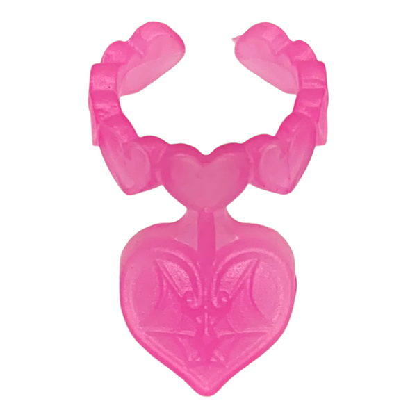 Monster High Draculaura Skulltimate Secrets Neon Frights Doll Replacement Pink Heart Necklace