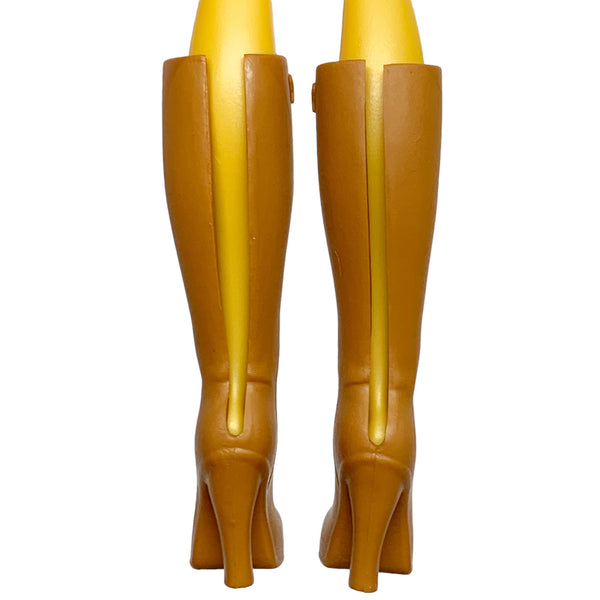 Monster High Gilda Goldstag Student Disembody Council Doll Replacement Shoes Brown Boots