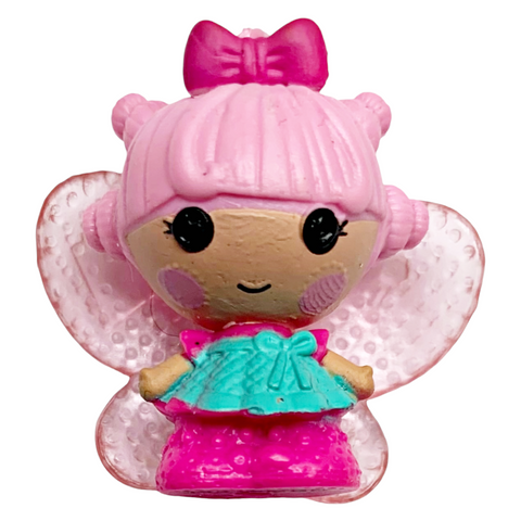 Lalaloopsy Tinies #237 Smile E. Wishes Pink Fairy Wings Girl Small Bead Style Doll