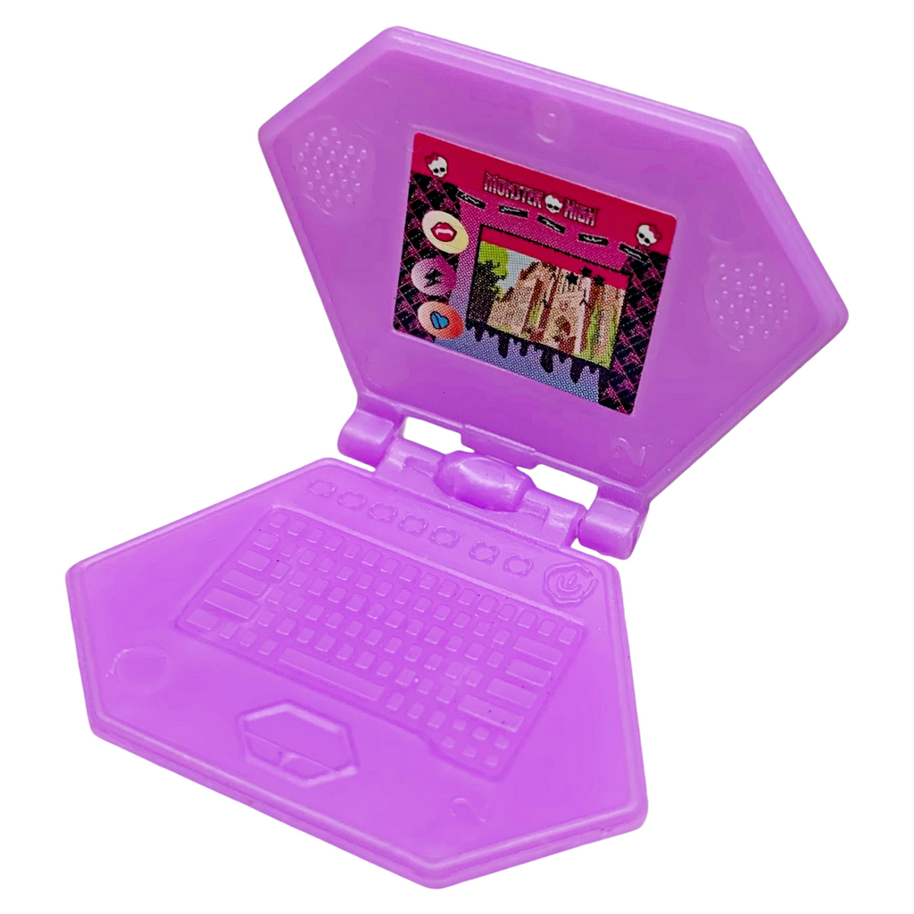 Computer Pc Playset Monster High Freaky Fusion Catacombs Playset Replacement Purple Laptop ...