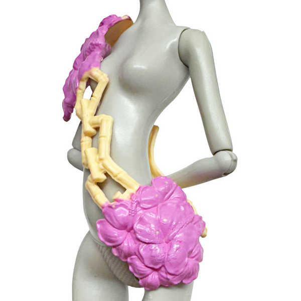 Monster High Spectra Vondergeist Ghouls Getaway Doll Replacement Chest Piece Flower Sash