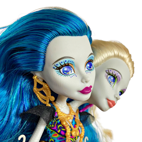 Monster High Great Scarrier Reef Peri & Pearl Serpentine Daughters Of Hydra Doll Set