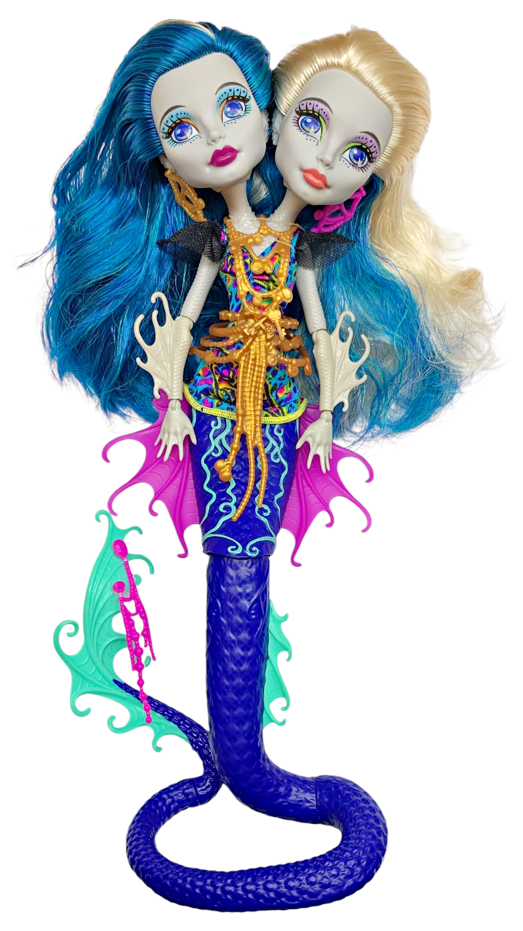 Monster High Great Scarrier Reef Peri & Pearl Serpentine Daughters Of Hydra Doll Set