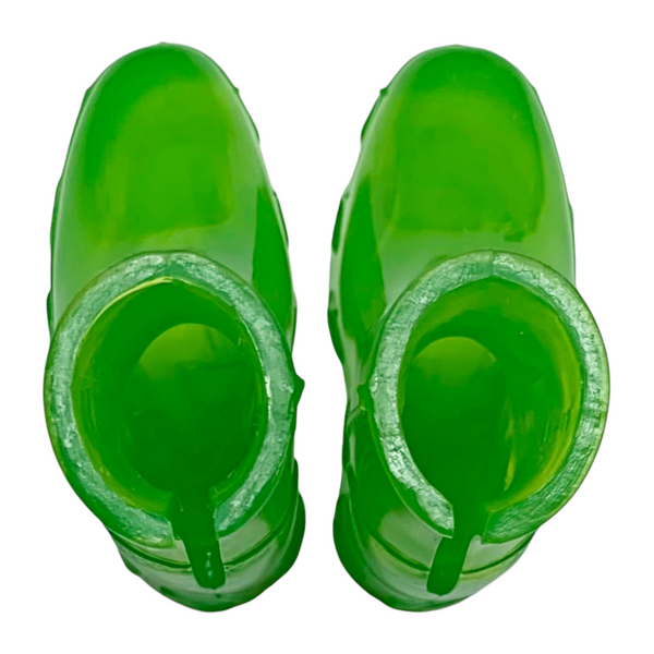 Monster High G3 Frankie Stein Ghoul Spirit Doll Replacement Shoes Green Jelly Boots