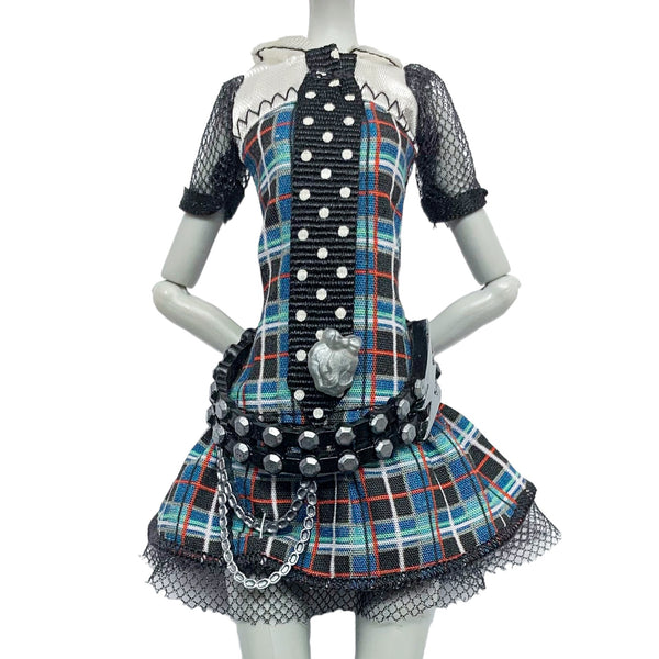 Monster High Frankie Stein Doll Outfit Replacement Signature Original Style Dress With Belt