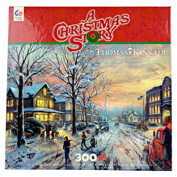 Thomas Kinkade 300 Piece A Christmas Story Holiday Movies Edition Puzzle