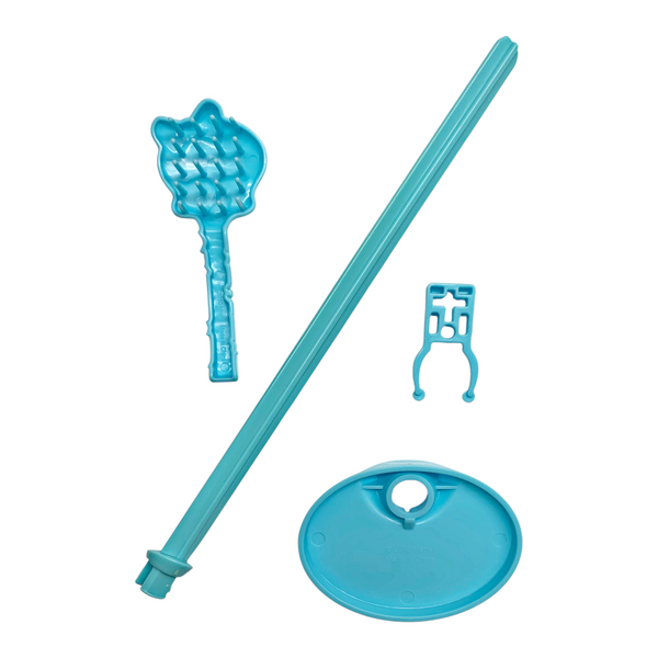 Monster High G1 Girl Doll Replacement Blue Stand & Brush Set