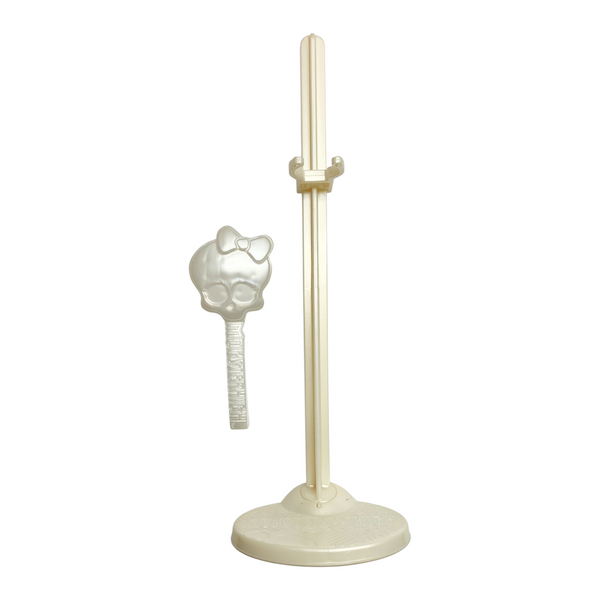 Monster High 1st Wave Lagoona Blue Doll Replacement Pearl Ivory White Stand Set