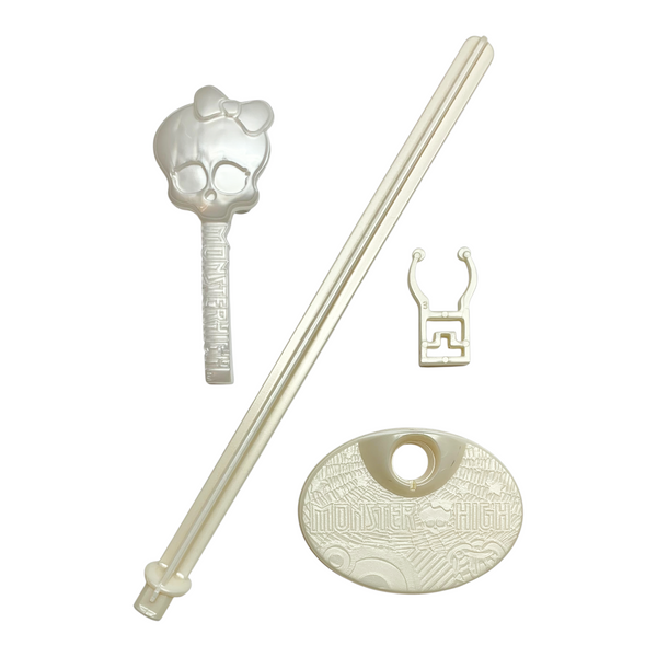 Monster High 1st Wave Lagoona Blue Doll Replacement Pearl Ivory White Stand Set