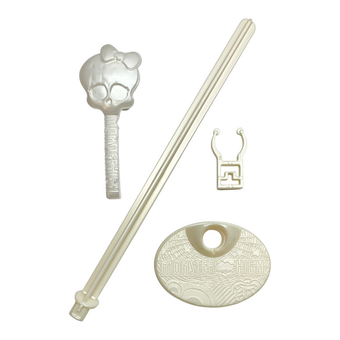 Monster High 1st Wave Lagoona Blue Doll Replacement Pearl Ivory White Stand Set