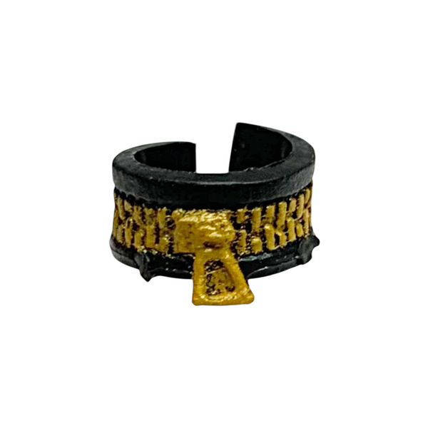 Monster High Clawdeen Wolf School's Out Wave 2 Doll Replacement Black & Bronze Choker Necklace