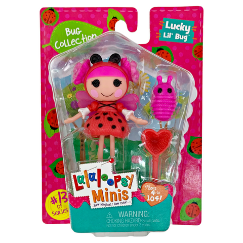 Mini Lalaloopsy 1st Lucky Lil' Bug Doll Ladybug Collection #13 Of Series 17