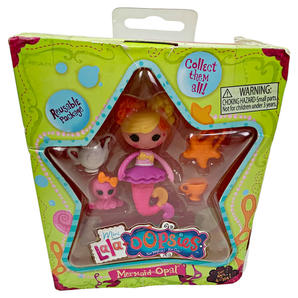 Mini Lalaloopsy Lala-Oopsies Mermaid Opal Doll With Octopus Pet