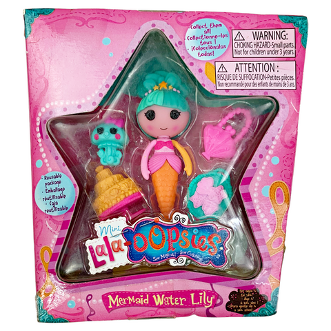 Mini Lalaloopsy Lala-Oopsies Mermaid Water Lily Doll With Octopus Pet