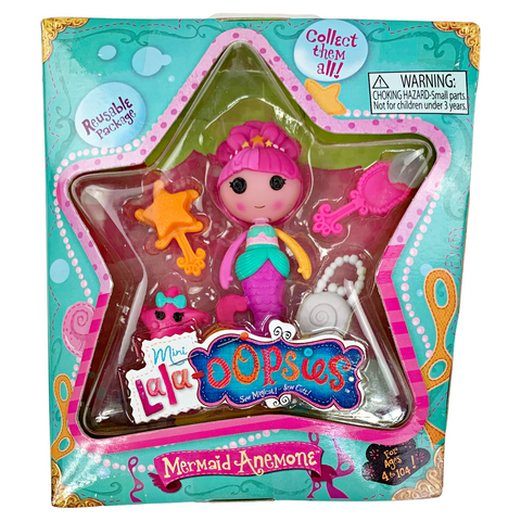 Mini Lalaloopsy Lala-Oopsies Mermaid Anemone Doll With Starfish Pet