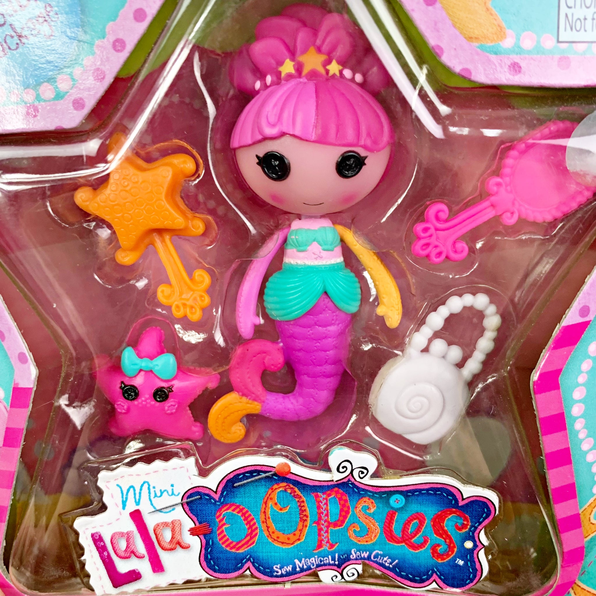 Mini Lalaloopsy Lala-Oopsies Mermaid Anemone Doll With Starfish
