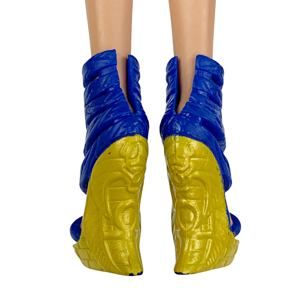 Monster High Cleo De Nile Picture Day Doll Replacement Gold & Blue Shoes