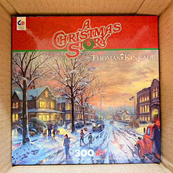 Thomas Kinkade 300 Piece A Christmas Story Holiday Movies Edition Puzzle