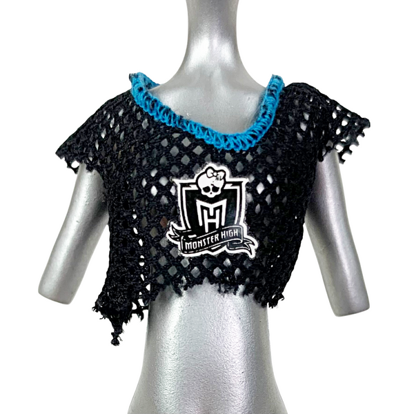 Monster High Venus McFlytrap Casketball Champ Doll Outfit Replacement Black Crop Top Shirt