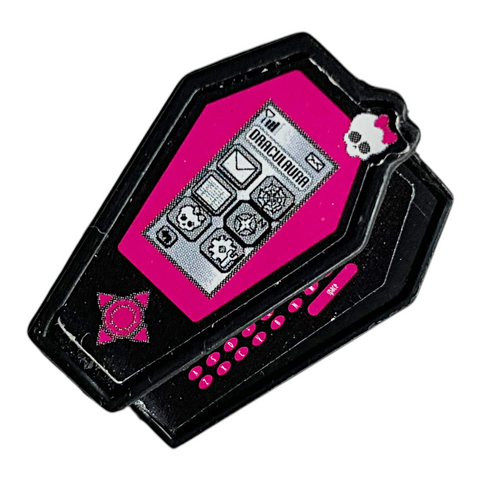 Monster High Draculaura Doll Replacement Pink & Black iCoffin Phone