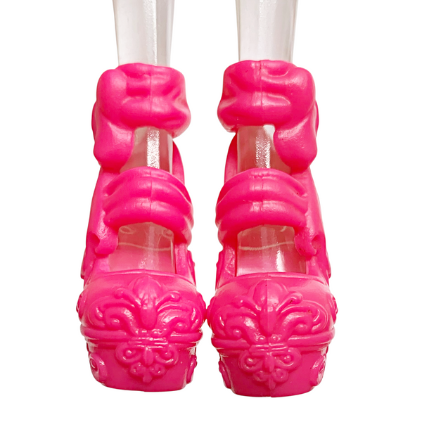 Monster High Rochelle Goyle Freak Du Chic Doll Replacement Pink Shoes