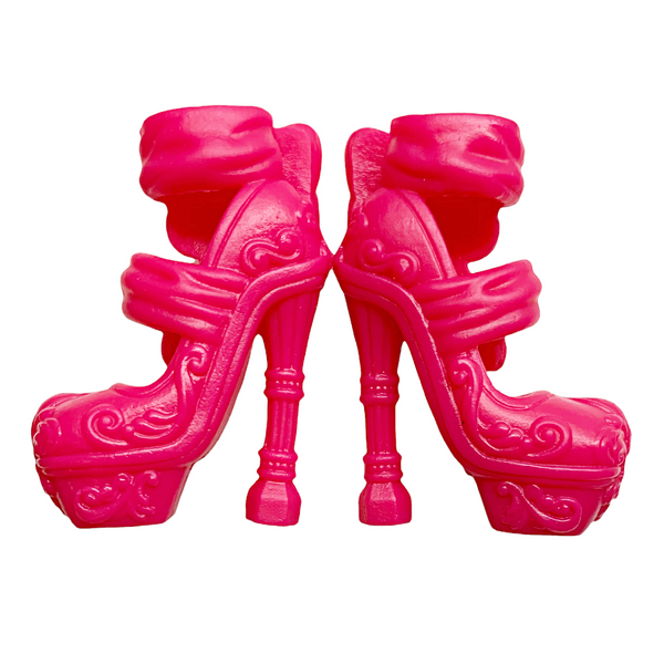 Monster High Rochelle Goyle Freak Du Chic Doll Replacement Pink Shoes