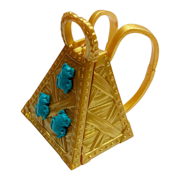 Monster High G3 Cleo De Nile Doll Replacement Gold & Teal Scarab Purse