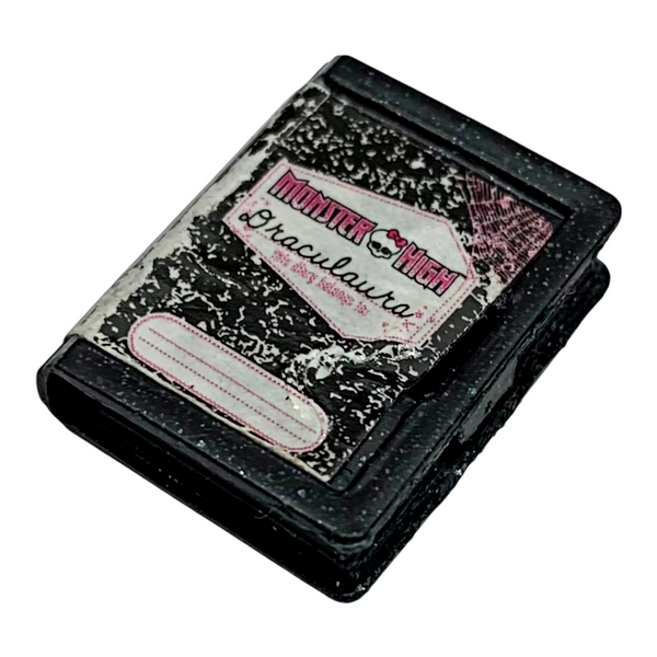 Monster High Draculaura Coffin Bed Playset Replacement Mini Doll Size Diary Journal Book Part