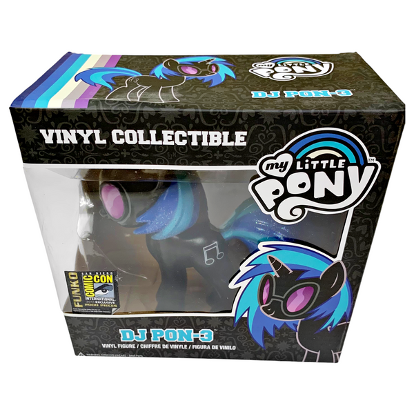 Funko 2014 SDCC Event Exclusive My Little Pony DJ Pon-3 Black Glitter Variant Vinyl Collectible Figure