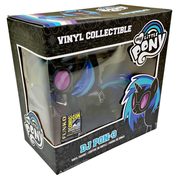 Funko 2014 SDCC Event Exclusive My Little Pony DJ Pon-3 Black Glitter Variant Vinyl Collectible Figure