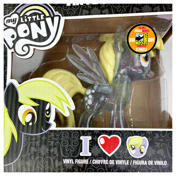 Funko 2013 SDCC Event Exclusive My Little Pony I Love Derpy Hooves Glitter Variant Vinyl Collectible Figure