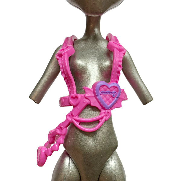 Monster High Draculaura Skulltimate Secrets Neon Frights Doll Replacement Pink Belt