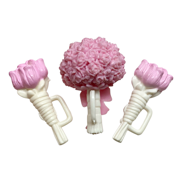 Mattel Barbie Doll I Can Be A Bride Wedding Party Giftset Replacement Flower Bouquet Set